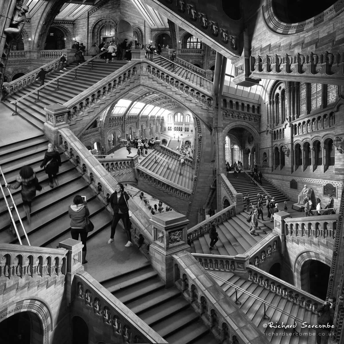 Natural History Museum in Escher style